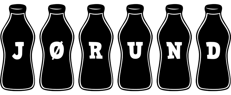 Jørund bottle logo