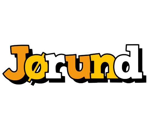 Jørund cartoon logo