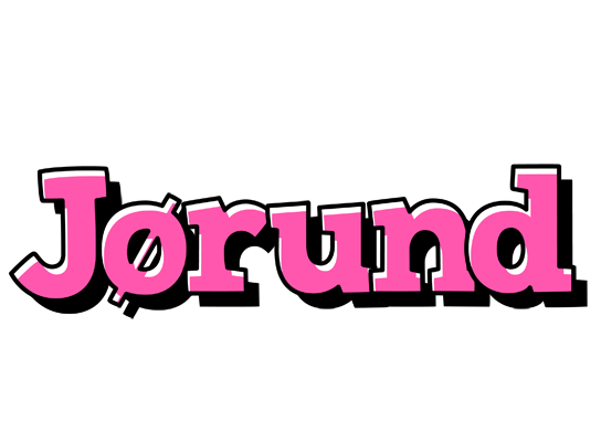 Jørund girlish logo