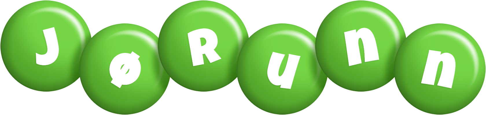 Jørunn candy-green logo
