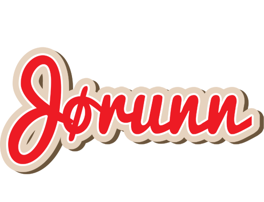 Jørunn chocolate logo
