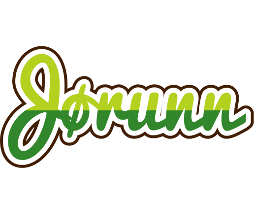 Jørunn golfing logo