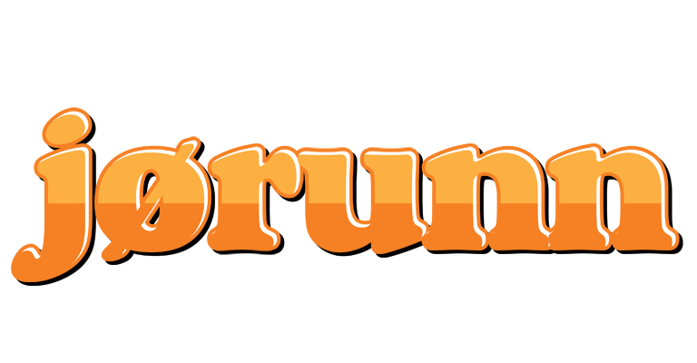 Jørunn orange logo
