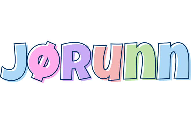Jørunn pastel logo