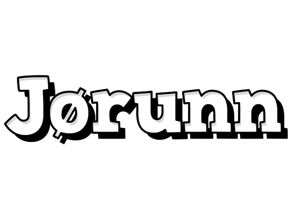 Jørunn snowing logo