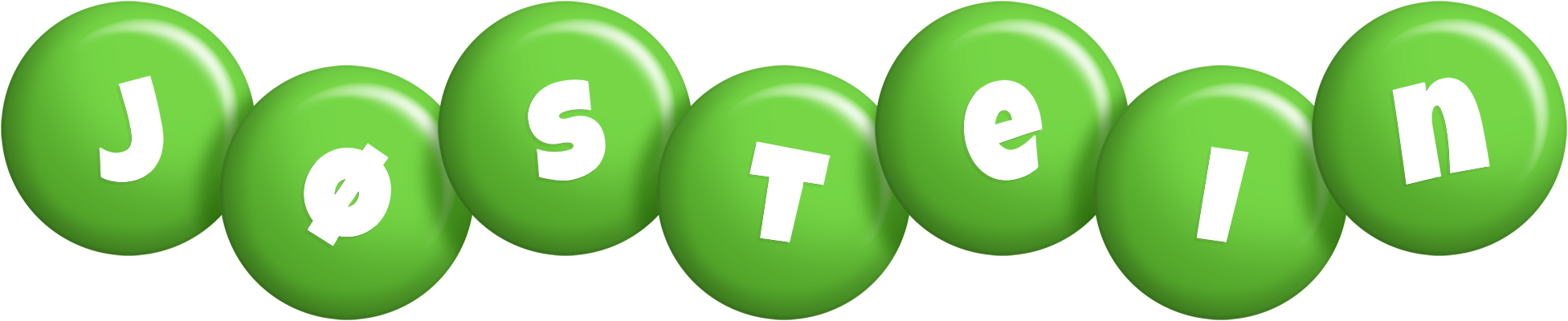 Jøstein candy-green logo