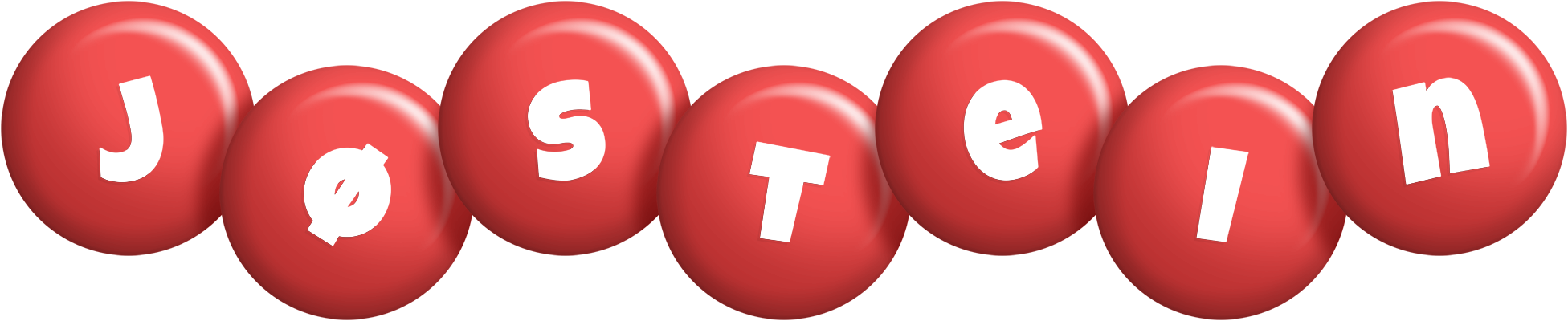 Jøstein candy-red logo