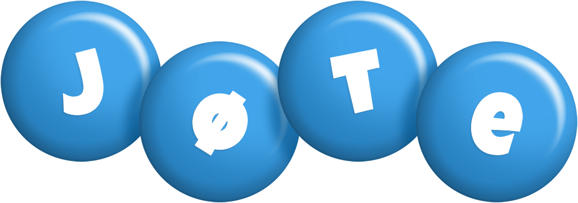 Jøte candy-blue logo