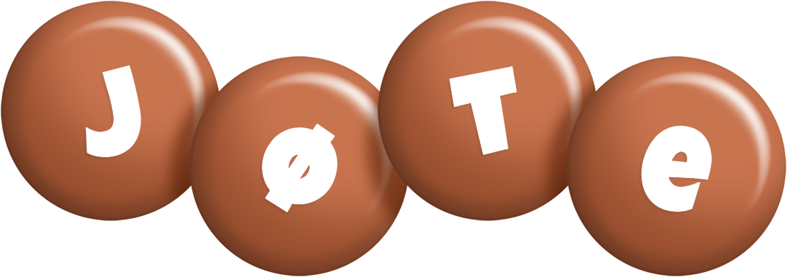 Jøte candy-brown logo