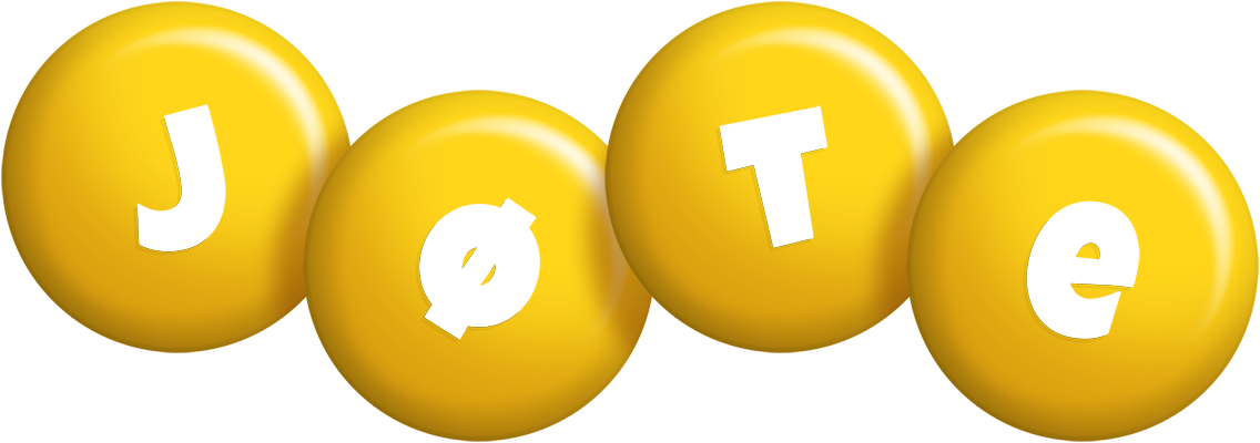 Jøte candy-yellow logo