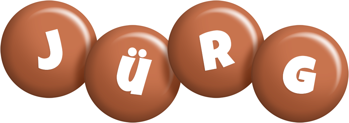 Jürg candy-brown logo