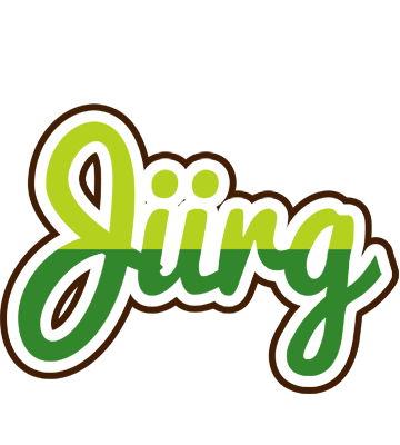 Jürg golfing logo