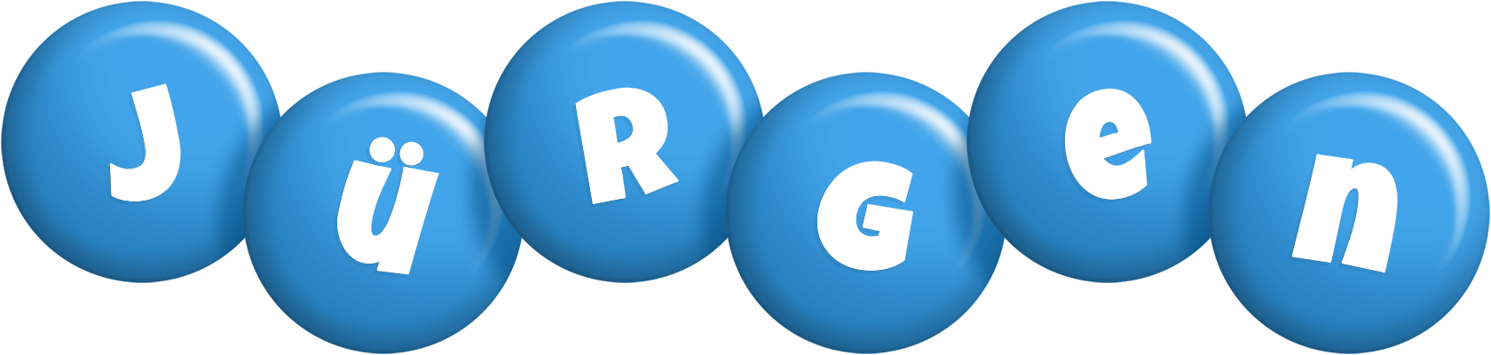Jürgen candy-blue logo
