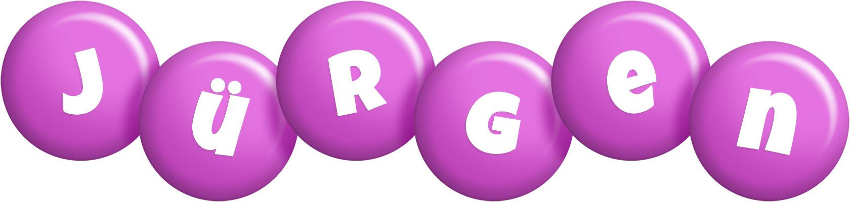 Jürgen candy-purple logo