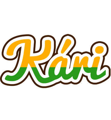 Kári banana logo