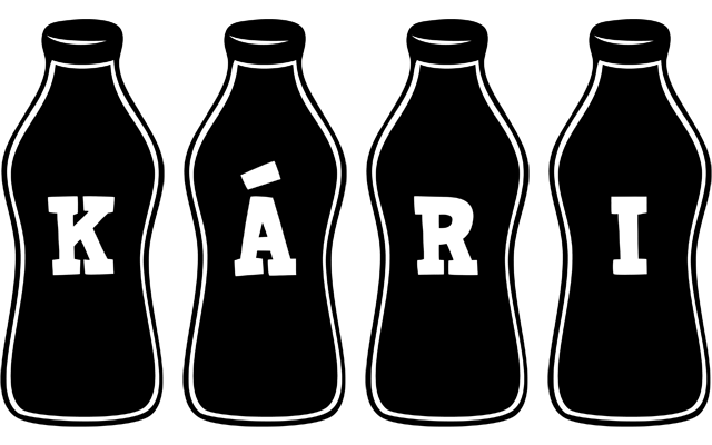 Kári bottle logo