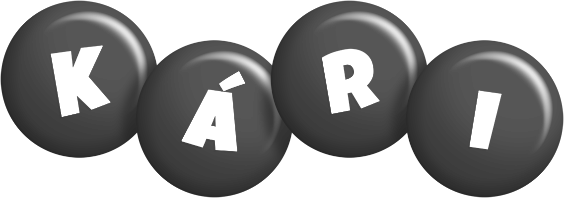Kári candy-black logo