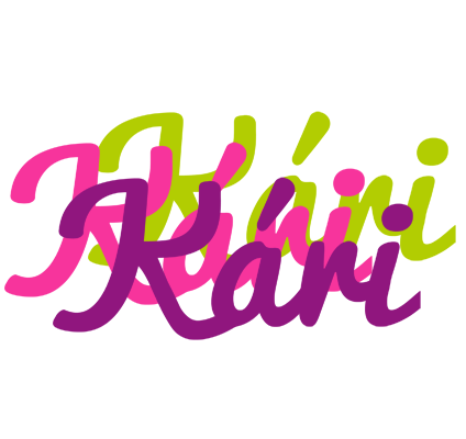 Kári flowers logo