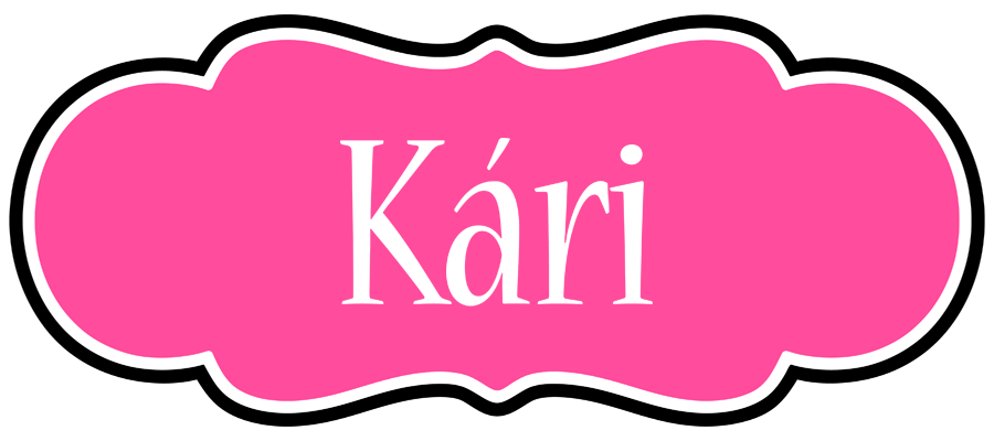 Kári invitation logo