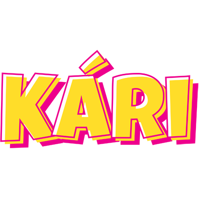 Kári kaboom logo