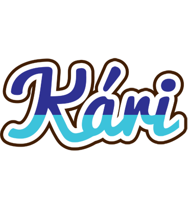 Kári raining logo