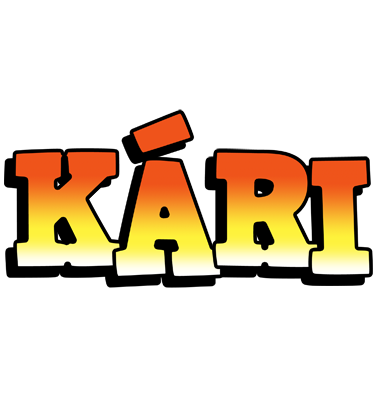 Kári sunset logo