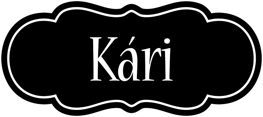Kári welcome logo