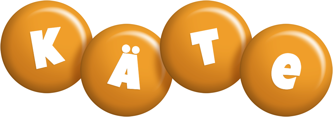 Käte candy-orange logo