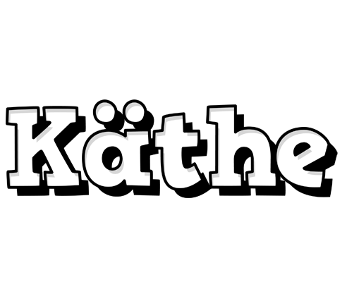 Käthe snowing logo