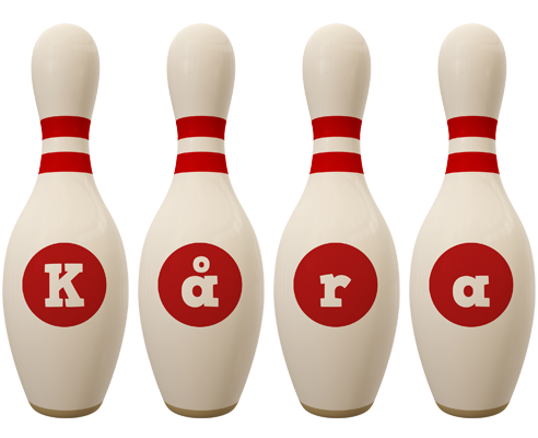 Kåra bowling-pin logo