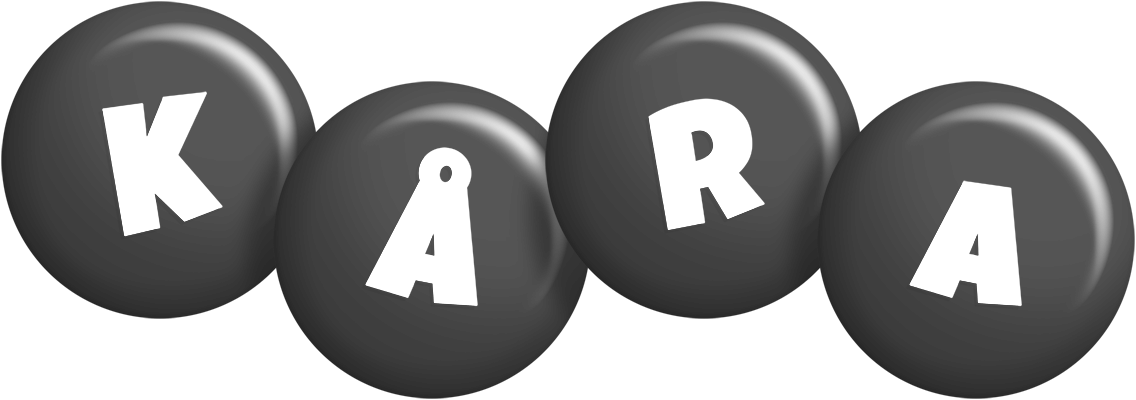 Kåra candy-black logo