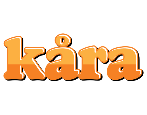Kåra orange logo