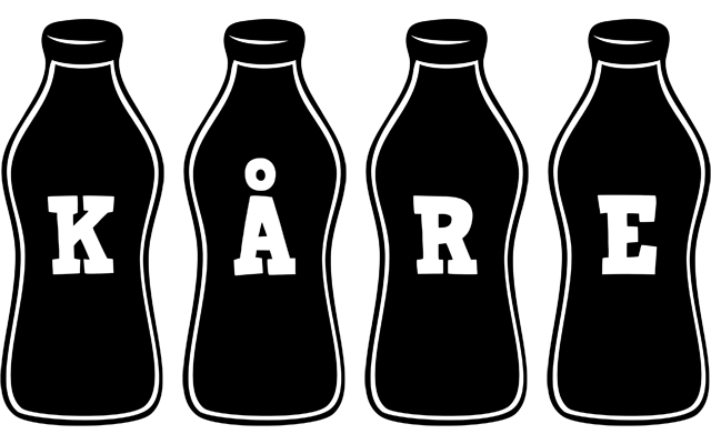Kåre bottle logo