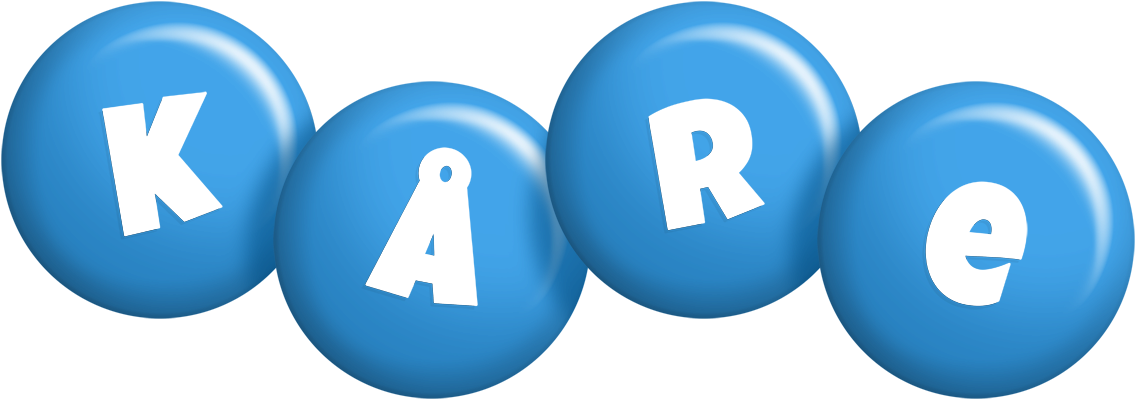 Kåre candy-blue logo