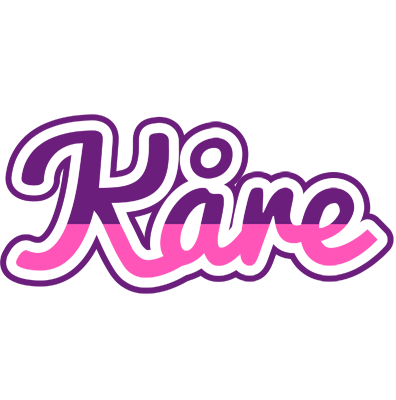 Kåre cheerful logo