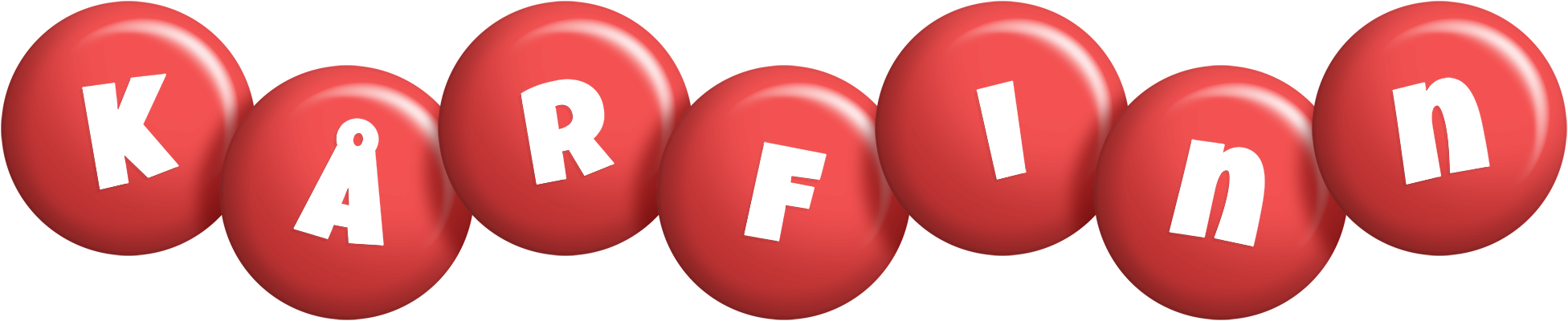 Kårfinn candy-red logo