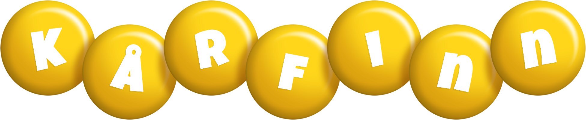 Kårfinn candy-yellow logo