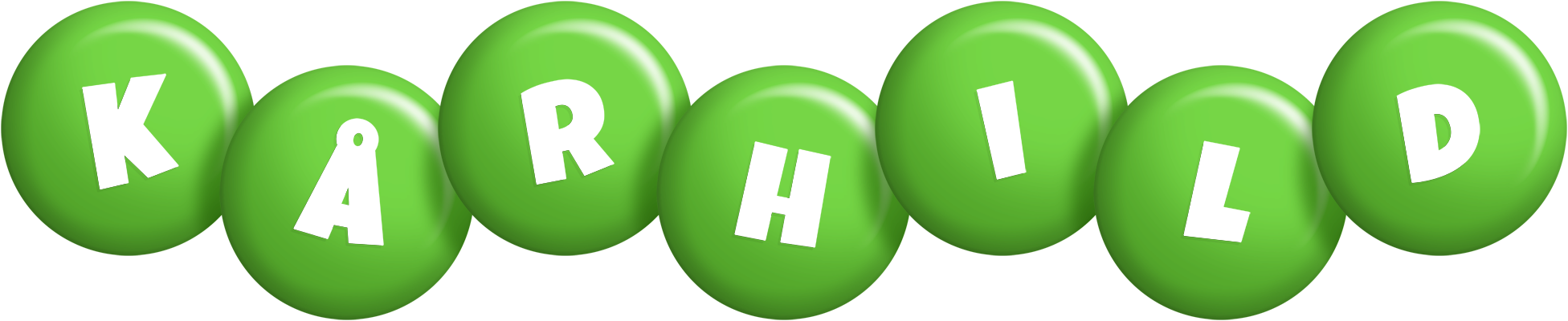 Kårhild candy-green logo