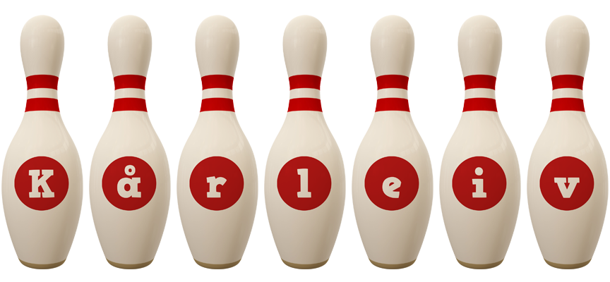 Kårleiv bowling-pin logo