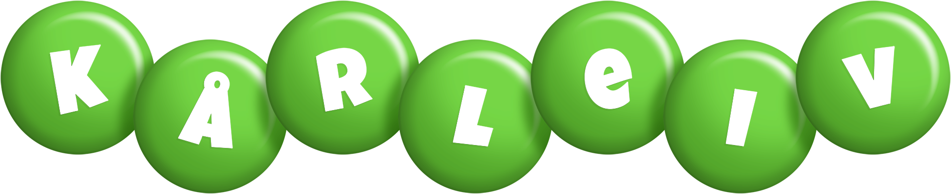 Kårleiv candy-green logo