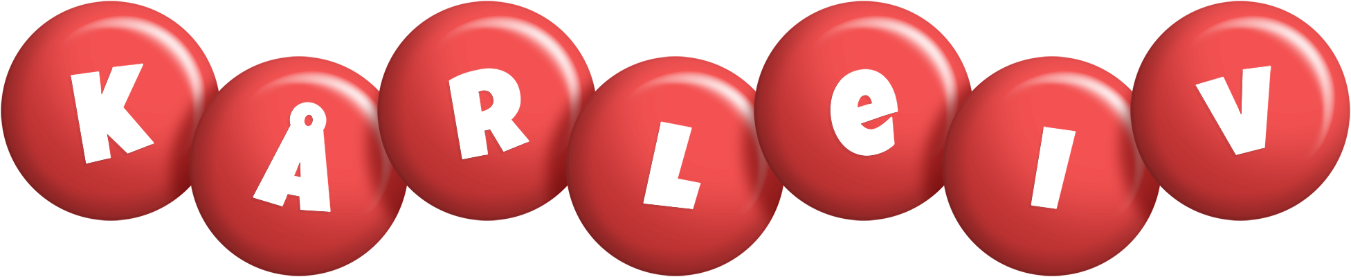 Kårleiv candy-red logo