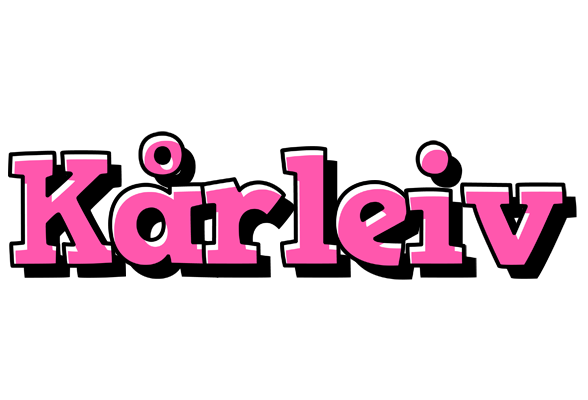 Kårleiv girlish logo