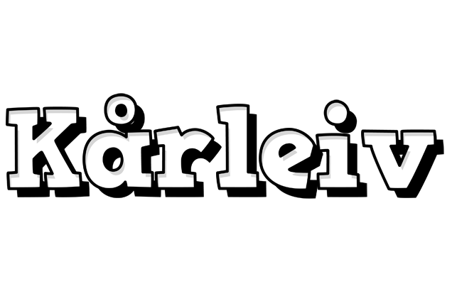 Kårleiv snowing logo