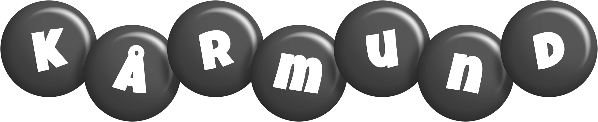 Kårmund candy-black logo