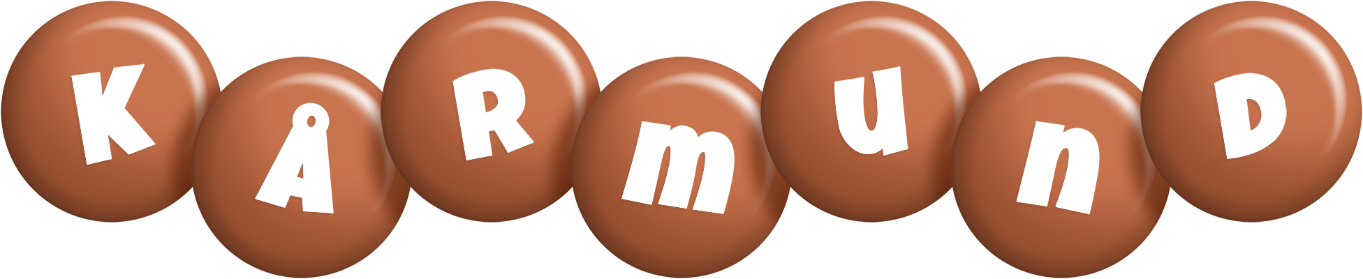 Kårmund candy-brown logo