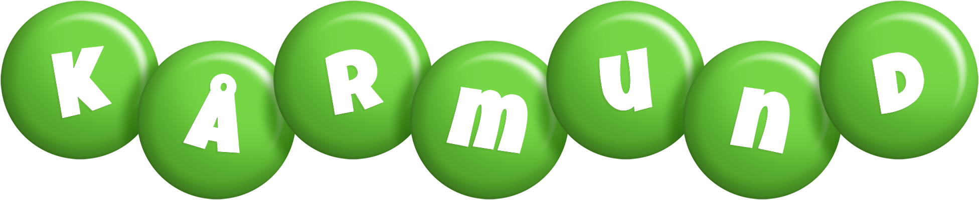 Kårmund candy-green logo