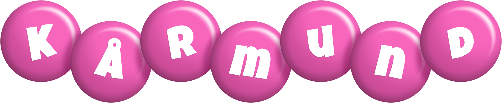 Kårmund candy-pink logo