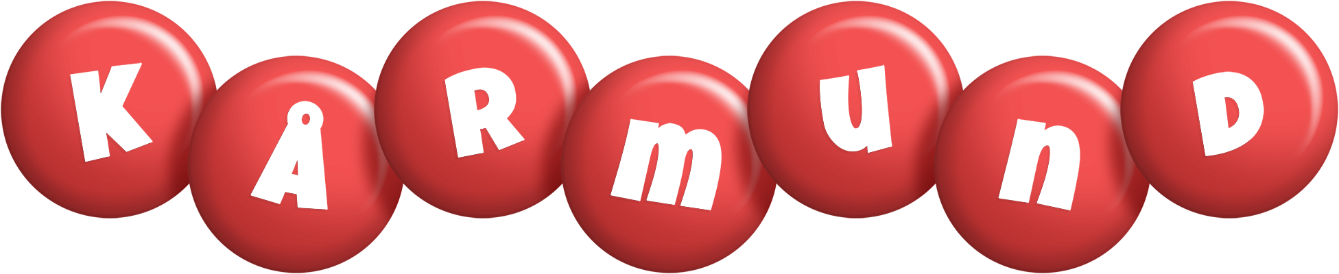 Kårmund candy-red logo