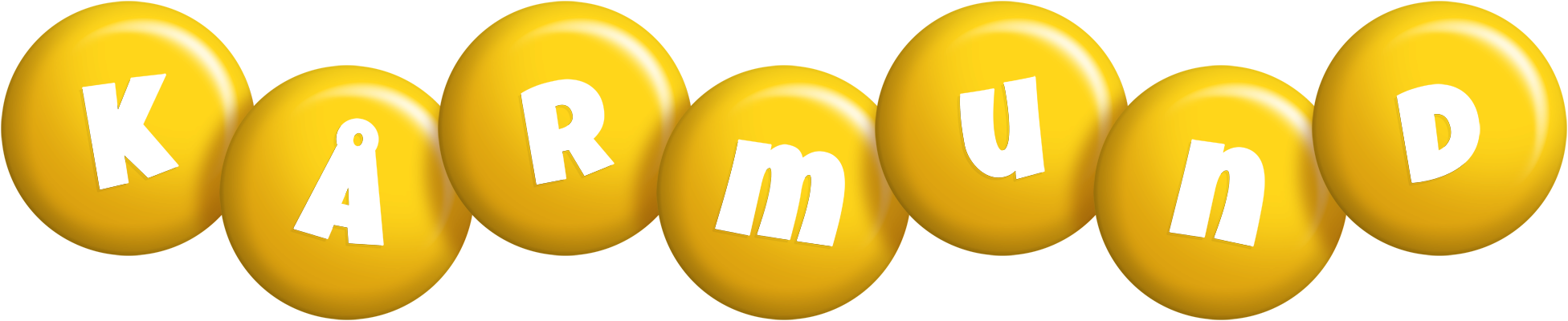 Kårmund candy-yellow logo