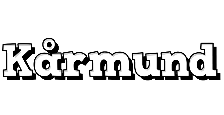 Kårmund snowing logo